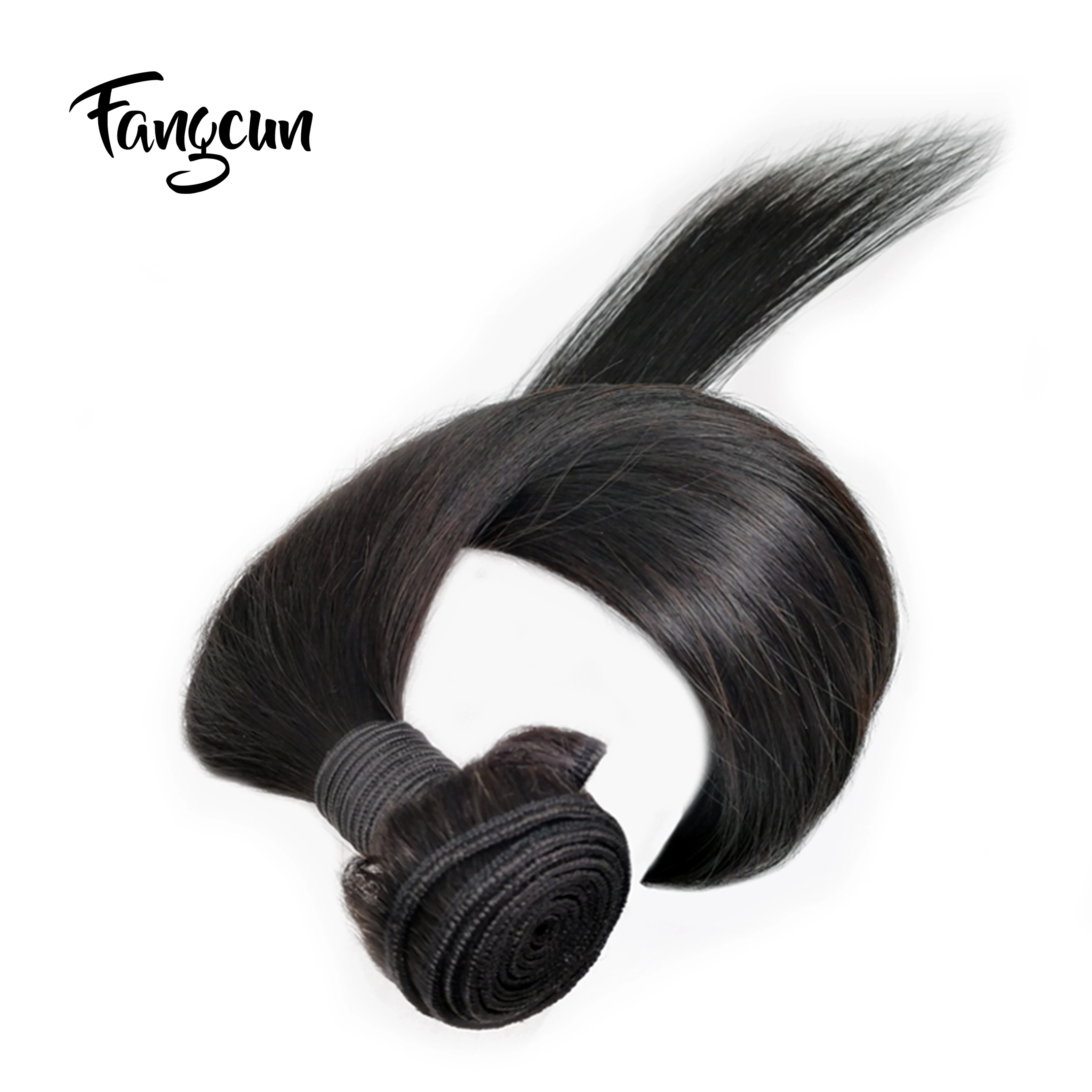 

Wholesale Brazilian Natural Black Straight Human Hair Weave Bundles, Natural black color