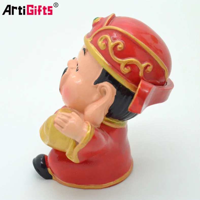 Wholesale 3d customize cartoon chinese style resin figurines toys