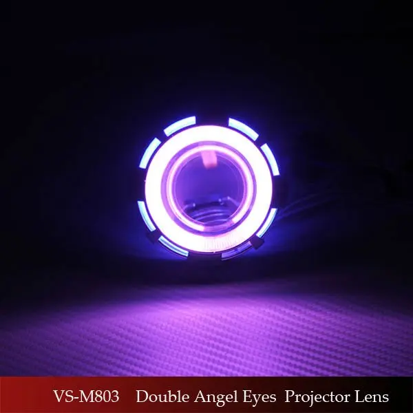Motorcycle Dual Double Angel Eye Halo Rings Bi Xenon Projector Lens Light Hid Xenon Projector Lens Headlight Buy Bi Xenon Projector Headlight Eagle Eye Projector Headlight Motorcycle Projector Headlights Product On Alibaba Com