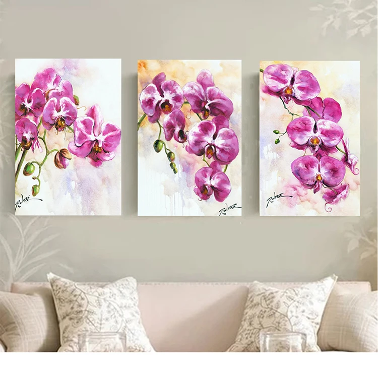 New Arrival Floral Wall Art Modern Flower Oil Painting On Canvas - Buy ...