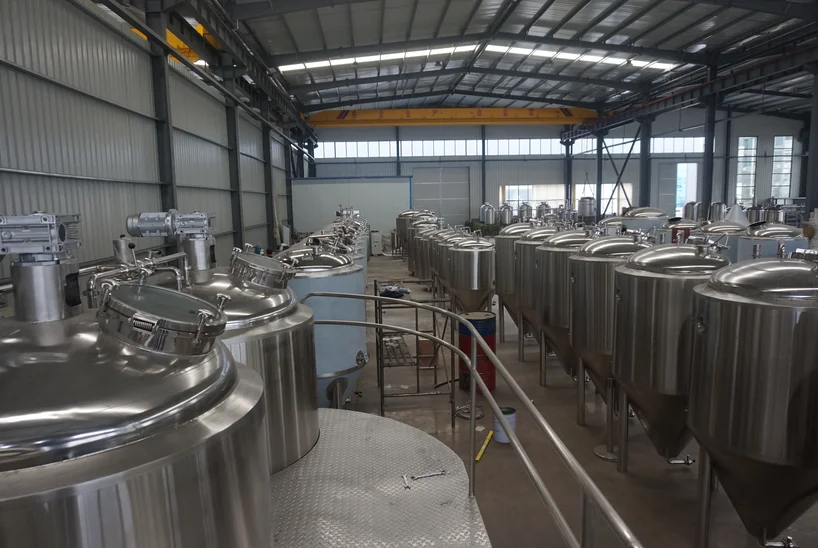 turnkey beer brewing equipment fermentation tanks