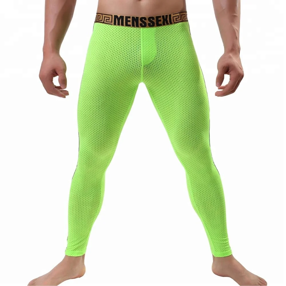 

Free Shipping MENSSEXI Bodysuit Sports Long Pants Men Hombre Body Shaper Cycling Compression Sport Running Legging