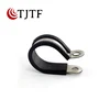 Tianjin EPDM rubber lined pipe clamps with rubber support insert