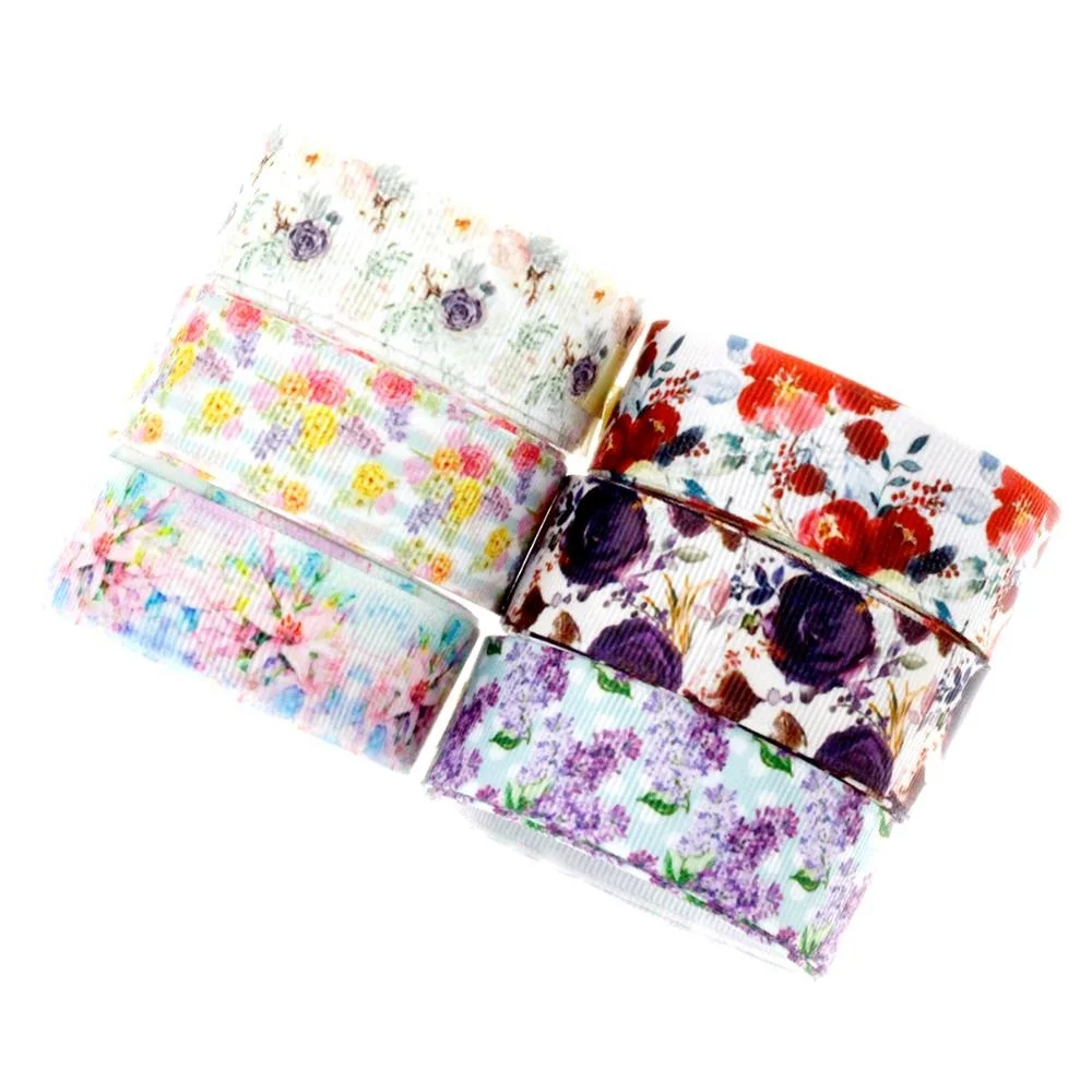 

Christmas decoration  7/8'' heat transfer printed grosgrain ribbon, Customized color