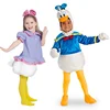 Carnival Party Hot Furry Animal Costume Cosplay Fancy Dress Cartoon Character Kids Donald Duck And Daisy Duck Mascot Costume