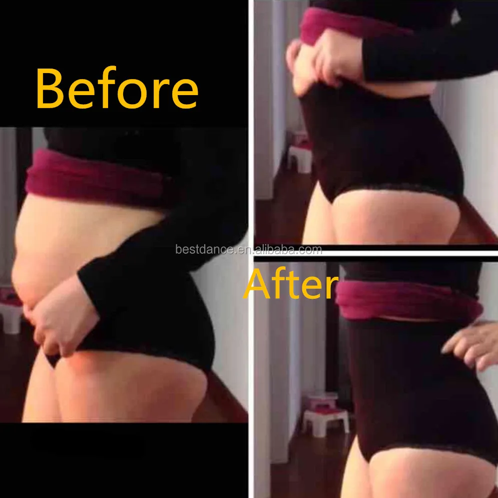 tummy control pants before and after