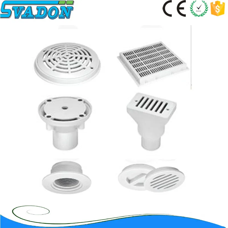 Pvc Swimming Pool Return Inlets/ Main Drains/vacuum Fittings