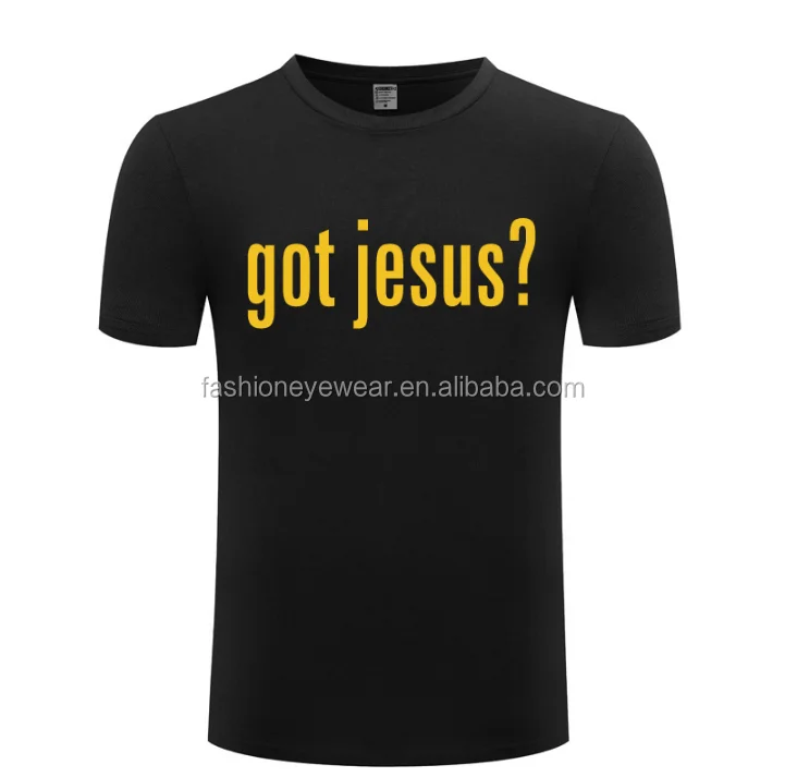 Jesus T-shirt Mens Basic Summer Short Sleeve Christian Bodybuilding ...