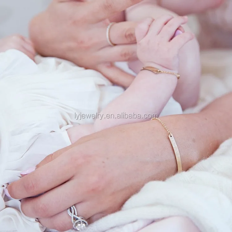 Nen design rose gold letter s Bracelet for girl Bangle simple sterling silver bracelet bangles LYN0021