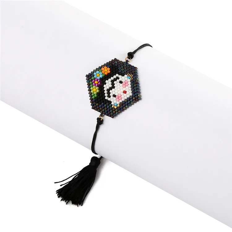 

Factory directly sale custom handmade adjustable miyuki seed bead bracelet for women, Picture