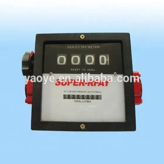 Diesel Oil Flowmeter Digital Mechanical Counter Flow Totalizer Meter