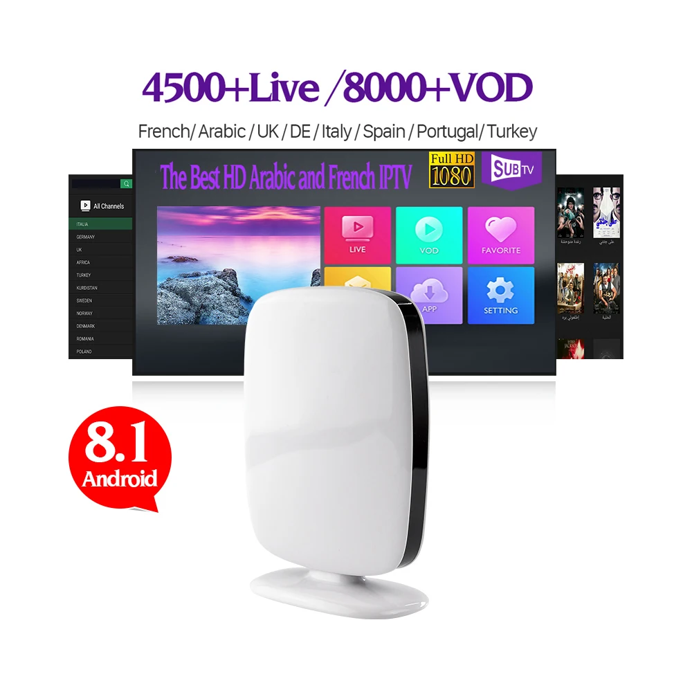 

Romania IPTV Box R9 with IPTV Codes Subscription SUBTV Account 12 Months