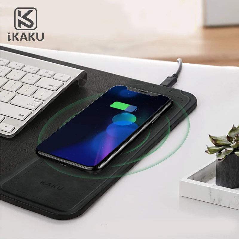 

2018 iq fantasy wireless charger charging round pad for apple iphone x