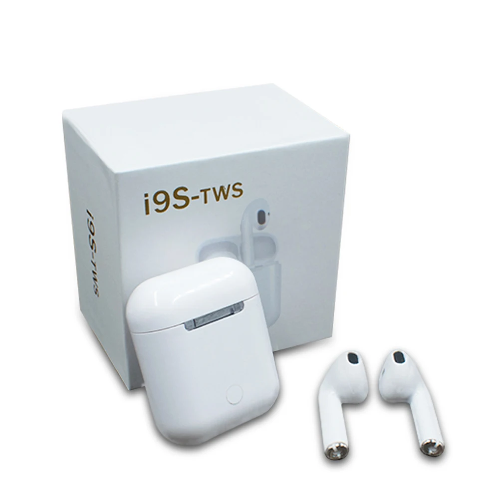 

i9s tws earphones with charge box tws wireless earbuds