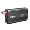 Multi-function protection built-in fuse protection safe charging design provides auto power inverter with cooling fan 500W