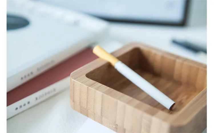 custom wholesale personalized wood ashtray