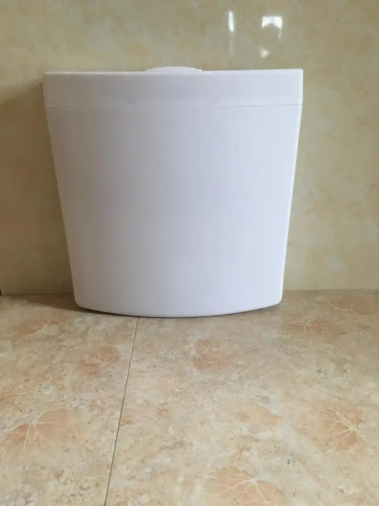 Big Plastic Wall Hung Toilet Tank With Flushing Fittings For Bathroom