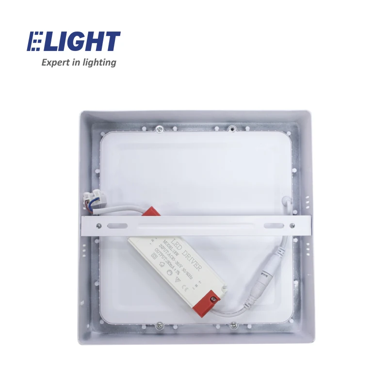 
Factory supply 6w 12w 18w 24w square ceiling surface mounted LED panel light 