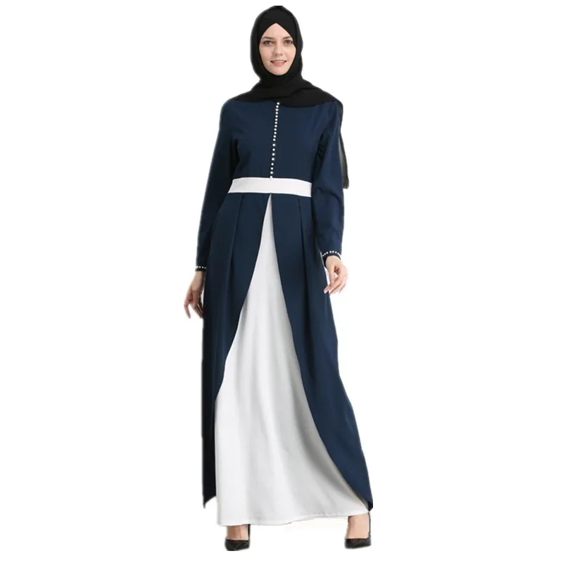 

2017 Girl Muslim dress Islamic Apparel Ladies Muslim Dress Kimono Abaya, Same pic