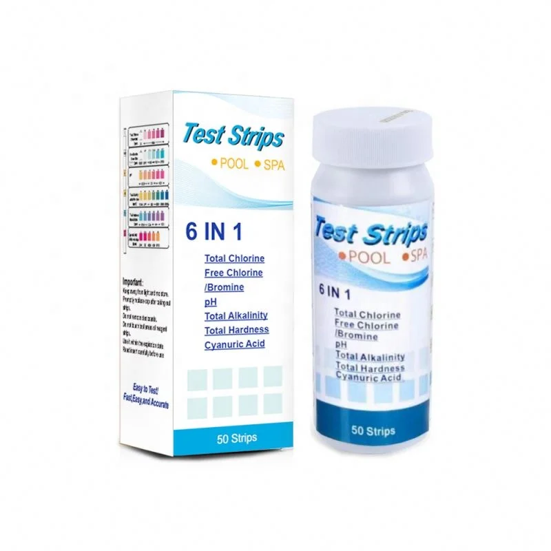 
Water Test Strips 6 In 1 Drinking Water Test Strips, Pool Test Strips 
