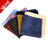 Custom hot sale men's printed 100% silk pocket square
