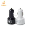LED Ring 2 port USB car charger Dual car Adapter for SAMSUNG IPHONE smartphone