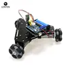 Lonten Wirel Remote Control 3 Omni Directional Wheel Smart Car Chassis with WiFi Handle for Robot Graduation Design DIY