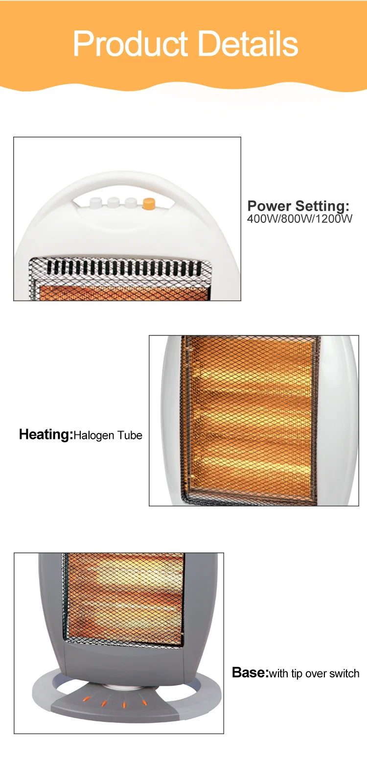 Halogen Lamp Radiant Heater 1200w Electric Halogen Heater Buy Heater
