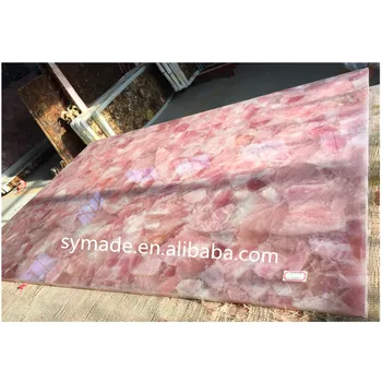 Red Rose Quartz Marble Stone For Floor Tile Countertops Vanity