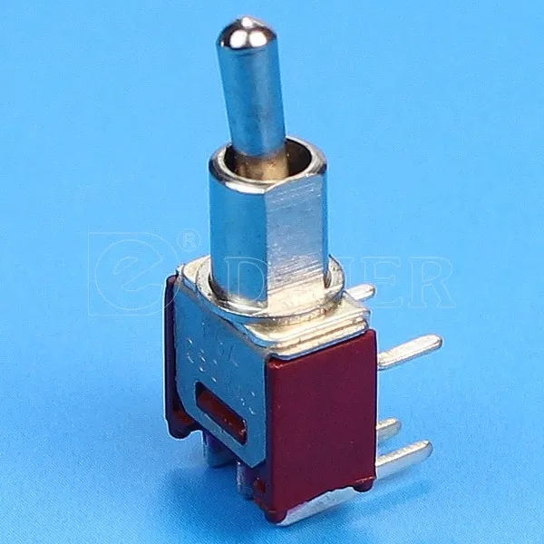 3a 125v Dpdt 6pin Sub-miniature On Off On Toggle Switches 3 Way - Buy ...