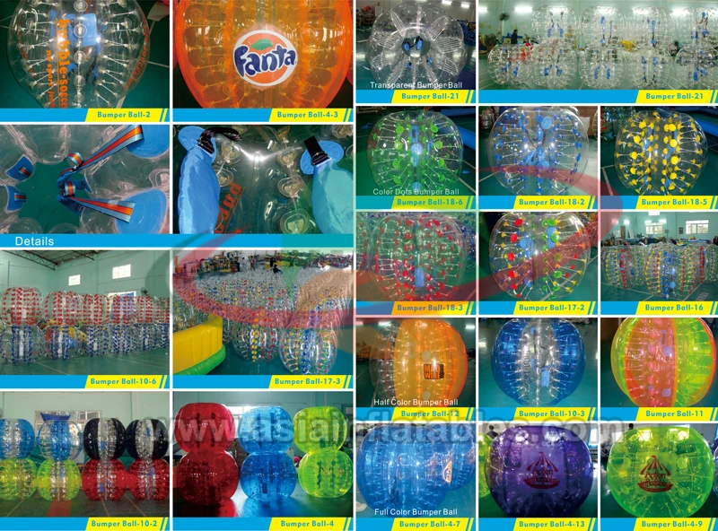 TPU Soccer Bubble / Inflatable Bumper Ball / PVC Bubble Football For Sport