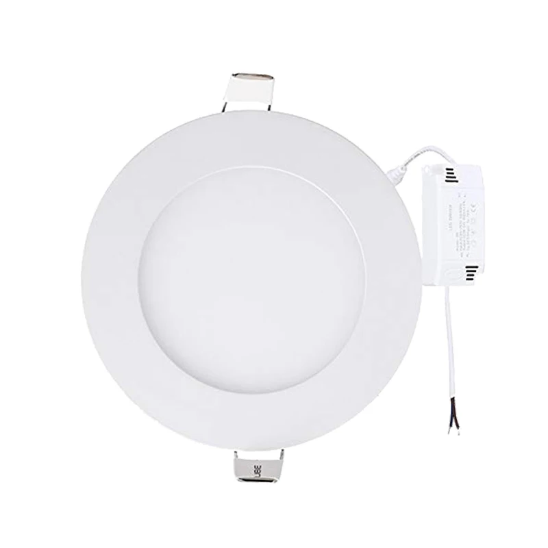 dimmable led panel light slim round 15w 3000k