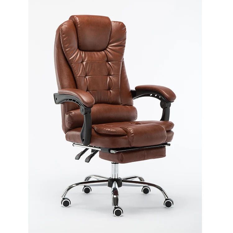 
Hot sale in market Cheapest price OEM produce Luxury Genuine Leather Boss Office Chair 
