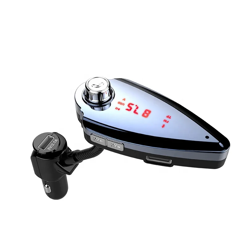 

T6S Bluetooth car fm transmitter micro SD card/U-disk DC 5V 3.1A charger car cigarette lighter usb mp3 player detect car voltage