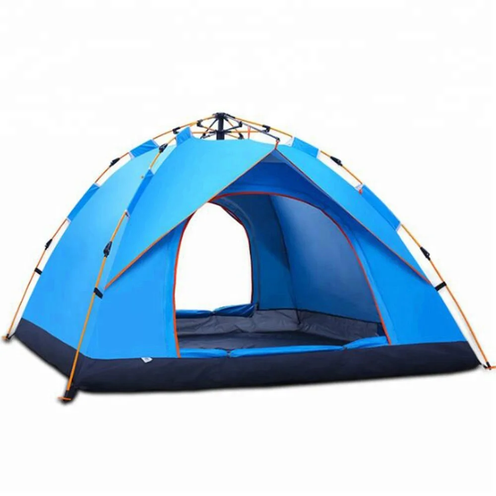 

Portable 2 Person Waterproof Pop Up Backpacking Camping Dome Tent for Outdoor Sports Beach Hiking Fishing, Blue,green
