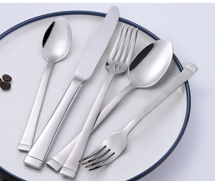 

High quality 304 stainless steel cutlery in stock, Sliver