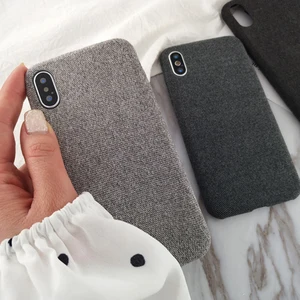 2018 Popular Cloth Phone Cover Fabrics Case For iPhone X XS XR Xs Max