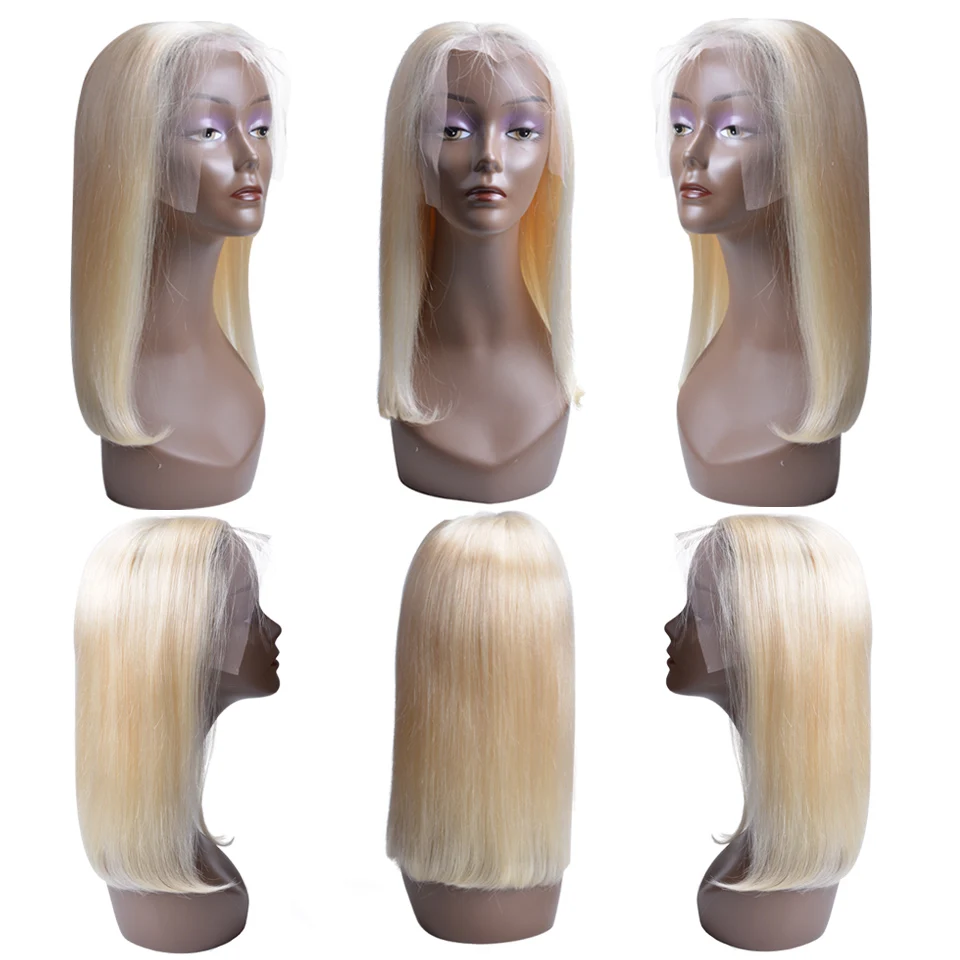 

Wholesale Brazilian Hair Wig 613 Blonde Lace Wig 613 Virgin Hair Short Bob Wig Lace Front Human Hair Wigs For Black Women