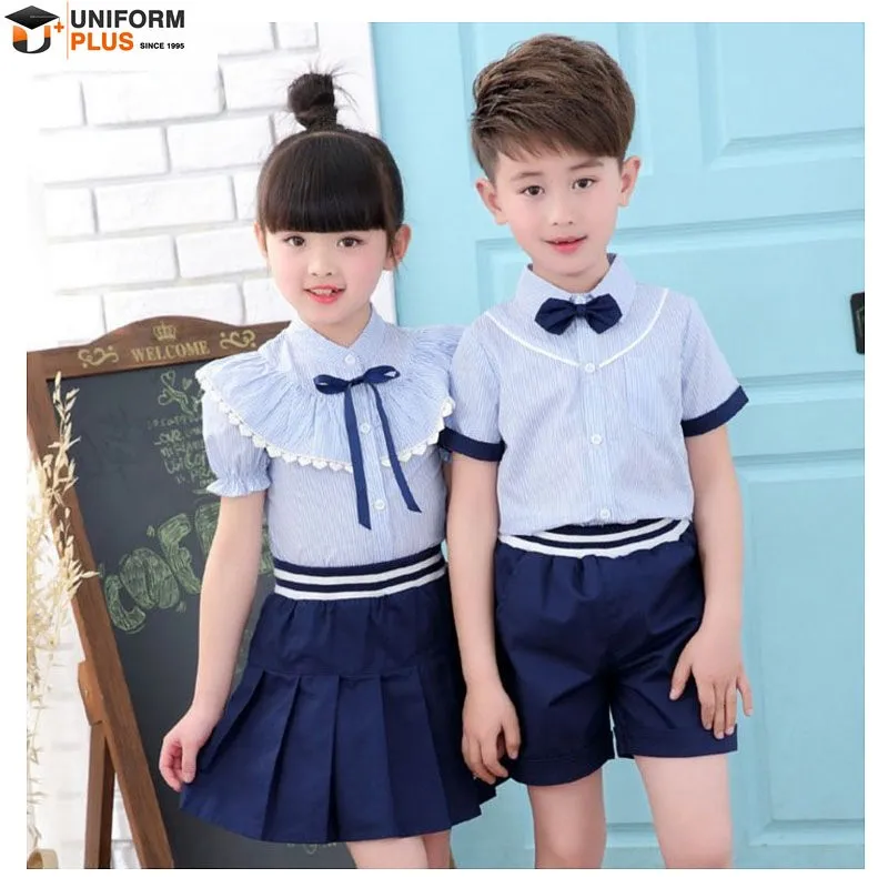 Asian Summer Kids Custom School Uniform For Children Kindergarten ...