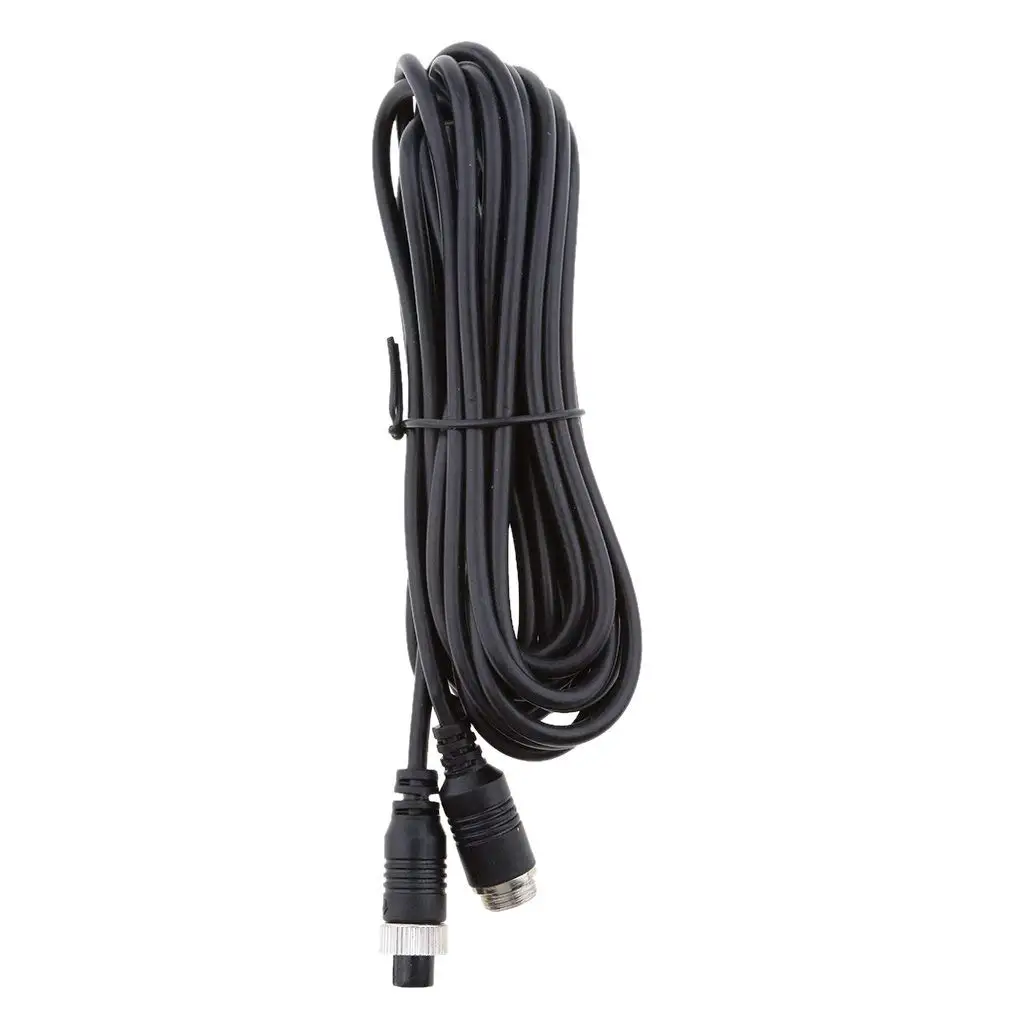 Camnex 20m 65ft 4pin Cable Backup Camera Cable Video Power Extension Aviation Connector Cable for Rear View Camera System applicable to Bus Truck Trailer RV Van Reverse Parking Camera Waterproof Shock