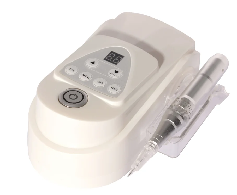 

Korea Design Permanent Makeup Machine Digital Control Tattoo Derma Pen Kit, White