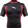 Blank MMA rash guard custom sublimation printed rash guard base layers