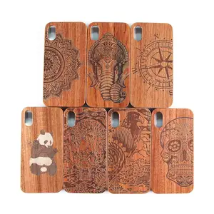 3D Laser Wood Phone Cover iPhone