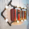 Led Industrial vintage water pipe arrow wall lamp for Living Room Cafe Bar Lighting