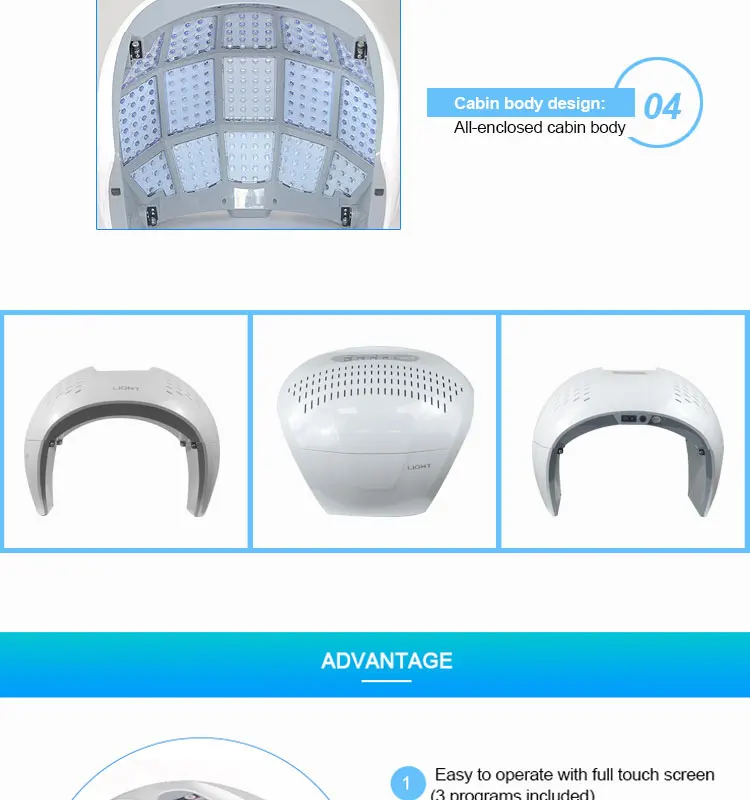 PSKY Facial Skin Care LED Mask , Cheap Face PDT LED Light Therapy Machine