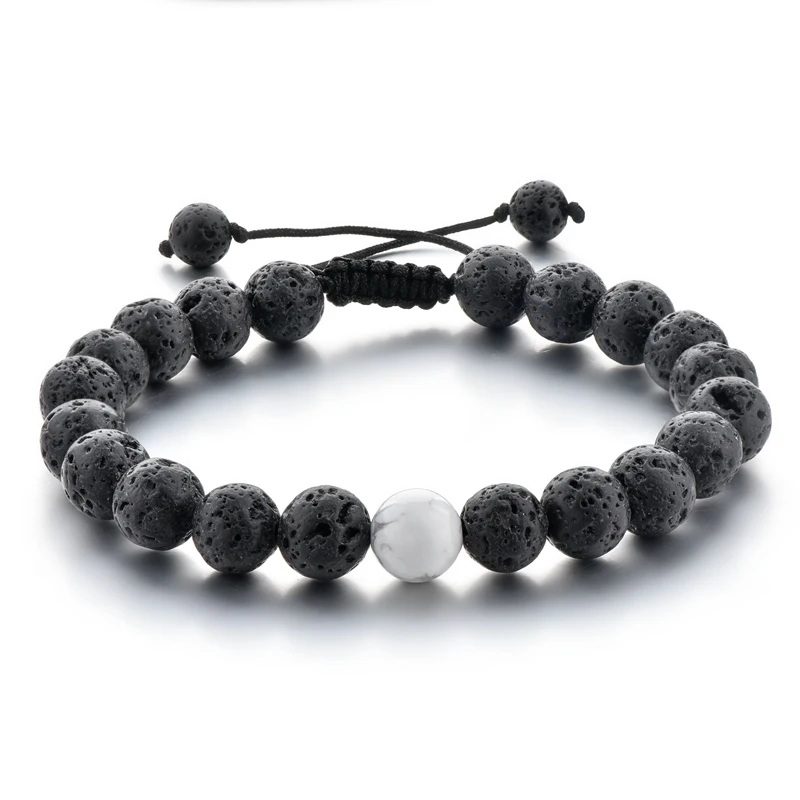 

Natural lava stone bracelet ,women and mens bracelet