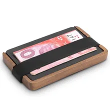 Специальный дизайн лаконичный деревянный кошелек