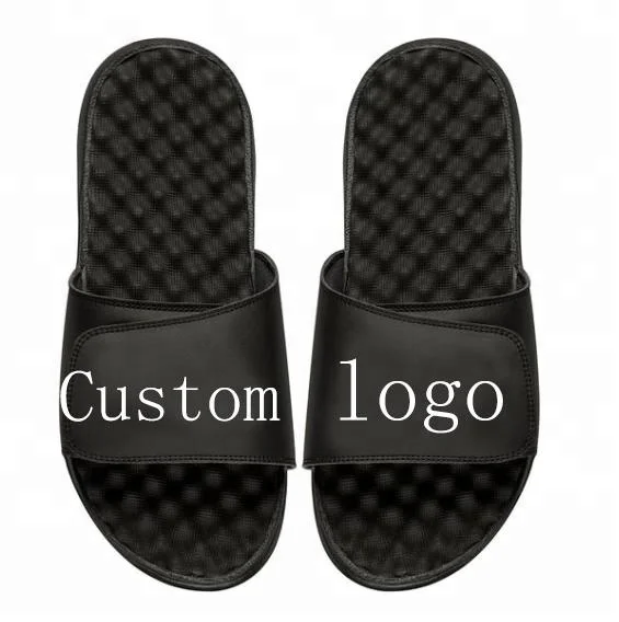 

China Manufacturer Custom Logo Comfortable Promotional Blank Sliders Slippers Unisex Customizable Blank Slide Sandals, Customized