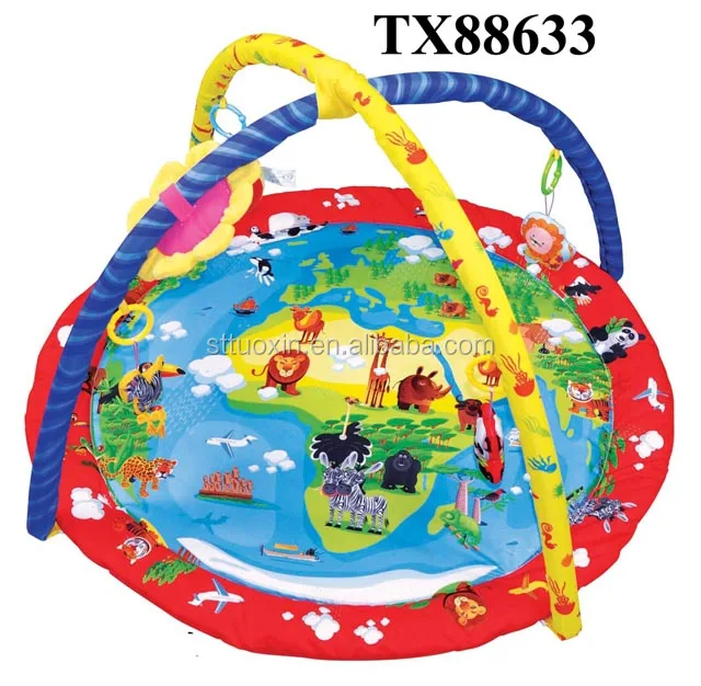 Baby Activity Mats,Baby Cushioned Play Mat,Baby Play Mat With Sides