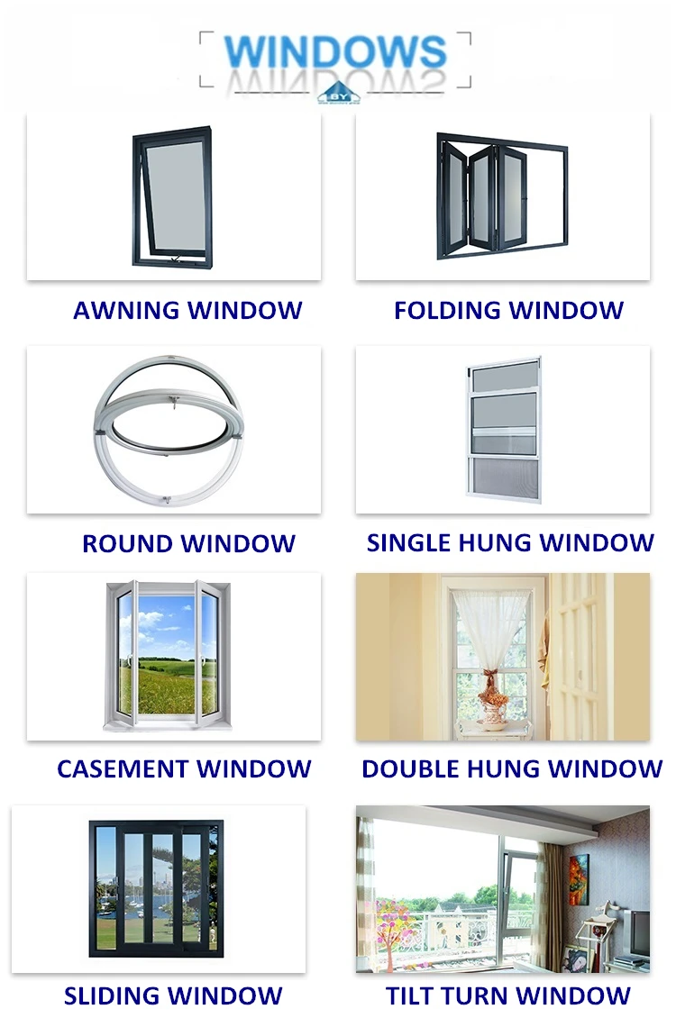 Easy Installation Aluminum Window With Roller Shutter Aluminum Alloy Window